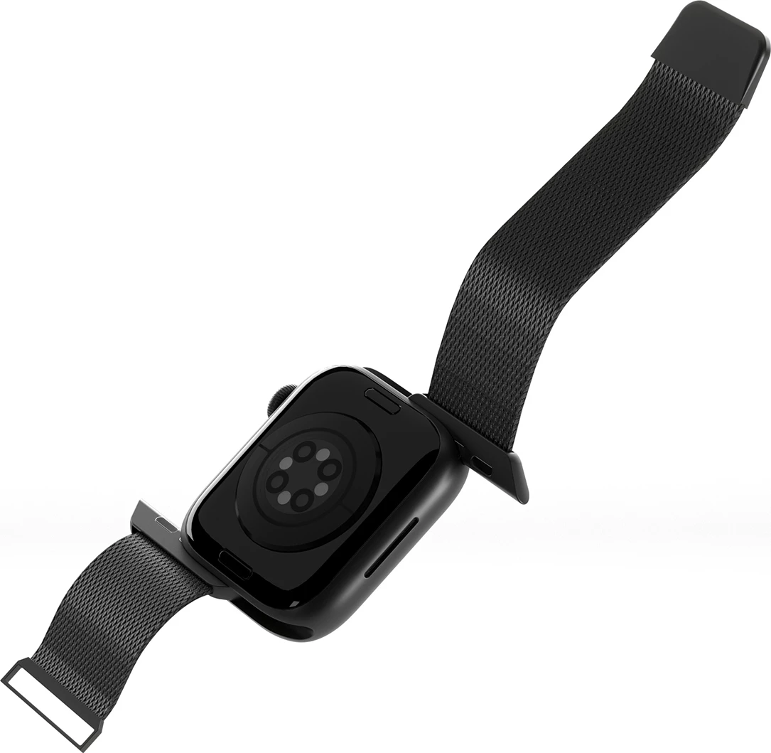 Rrip Milanese për Apple Watch Puro, për 42-44-45-49mm, i zi