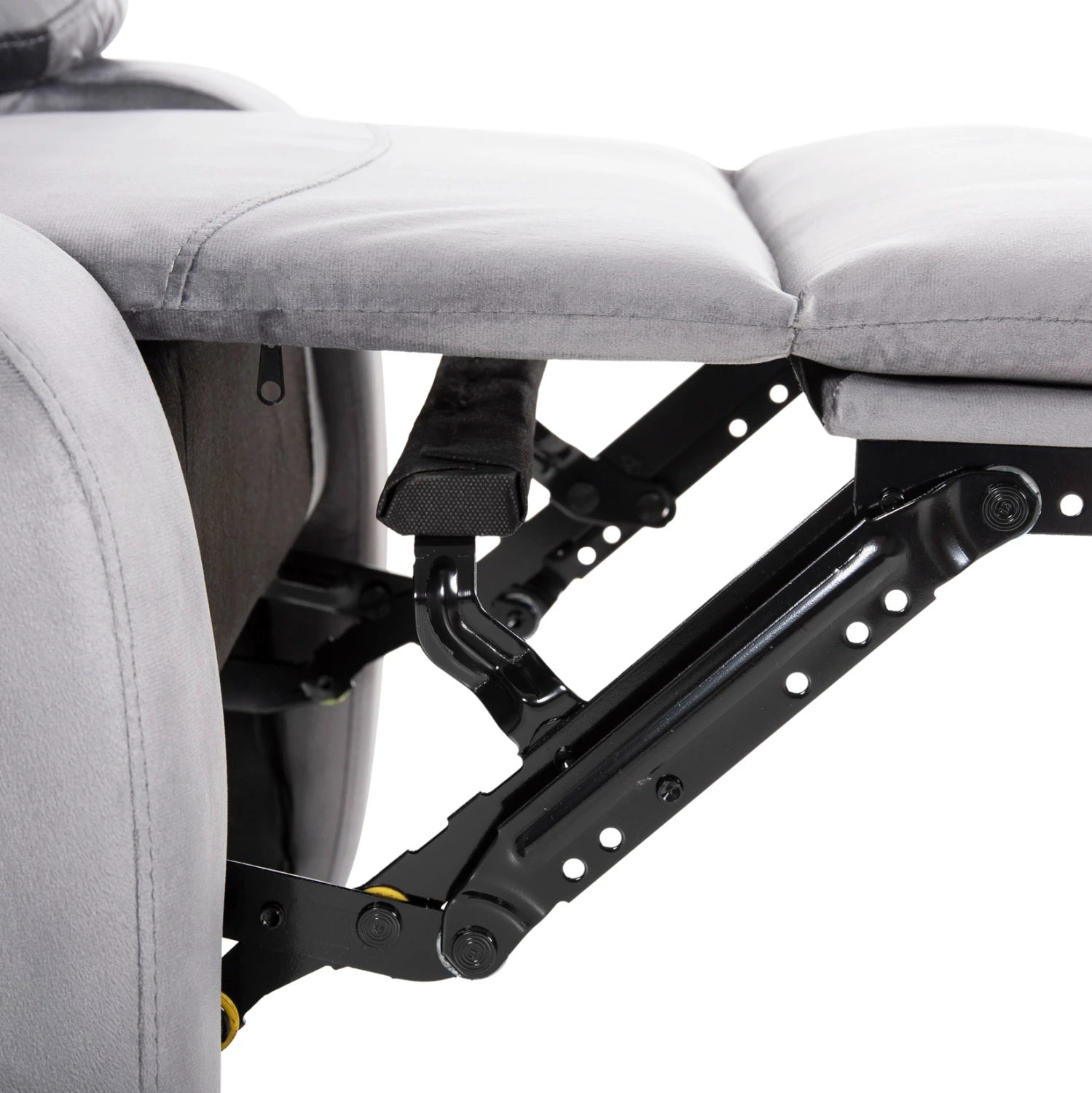 Karrige masazhi YASUMU FH9784.01 kadife gri 80x93x100H cm