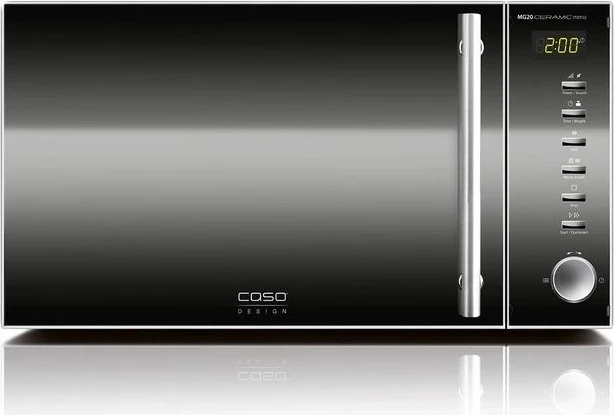 Mikrovalë me grill CASO MG 20 Ceramic Menu (MPN 3323), 20L, 800W + 1000W, inox/zi