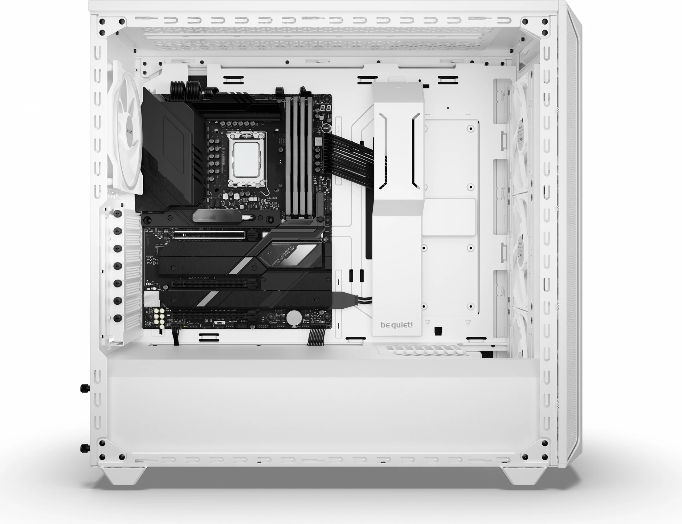 Kasë be quiet! Shadow Base 800 FX White, Midi Tower, PC, ATX, EATX, micro ATX, Mini-ITX, e bardhë