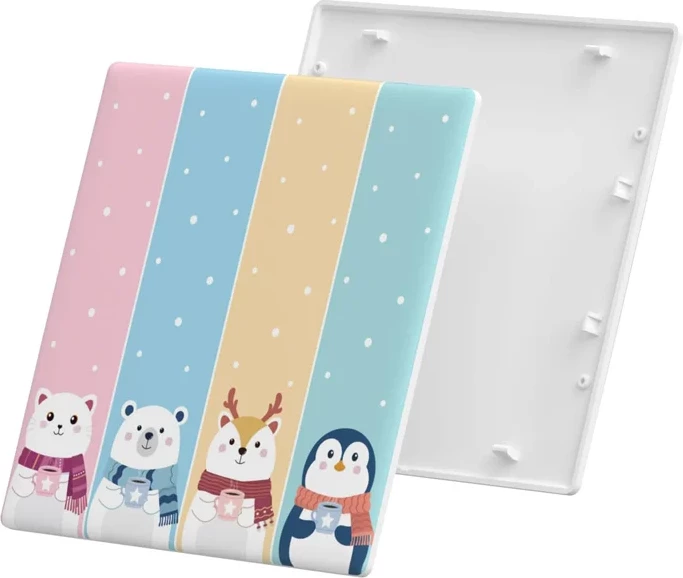 Kapak dekorativ Sonoff T5-4C-86-cartoon për çelës të mençur, plastik, shumëngjyrësh