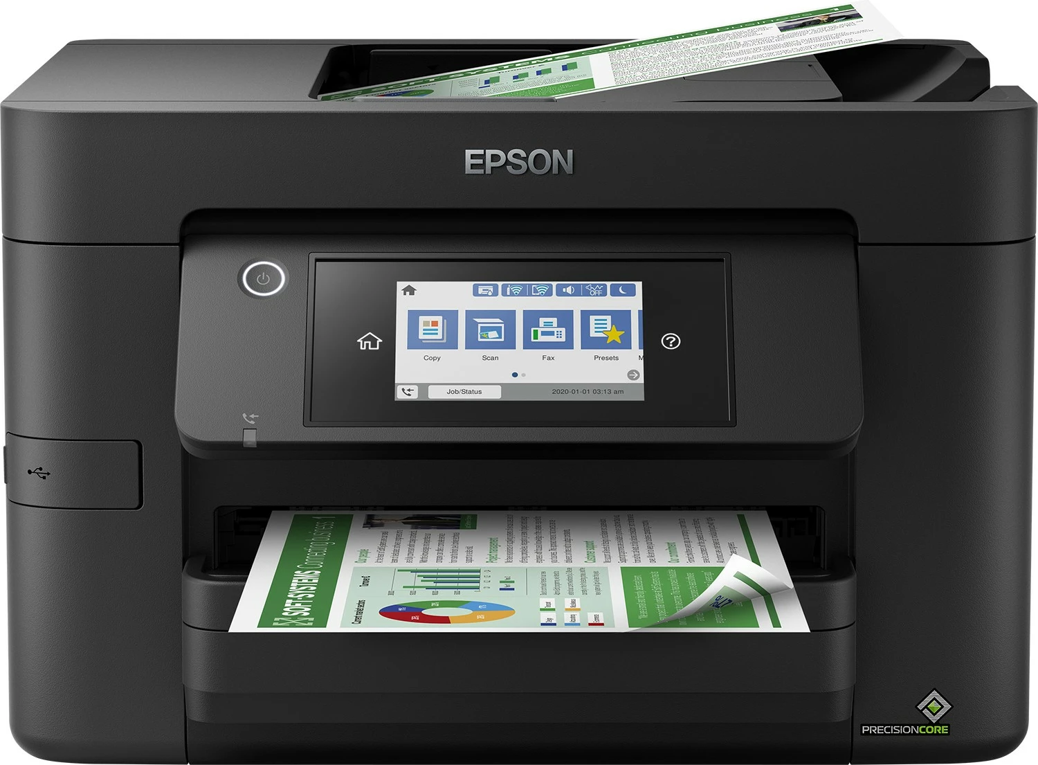 Printer multifunksional Epson WorkForce Pro WF-4820DWF, inkjet, A4, Wi-Fi, i zi
