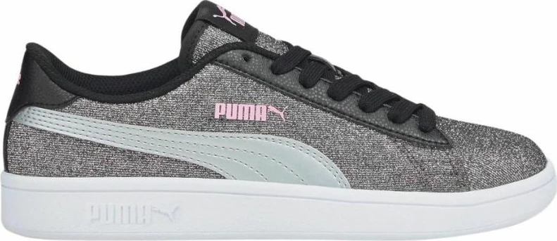 Atlete për vajza Puma Smash v2 Glitz Glam, gri/argjendtë