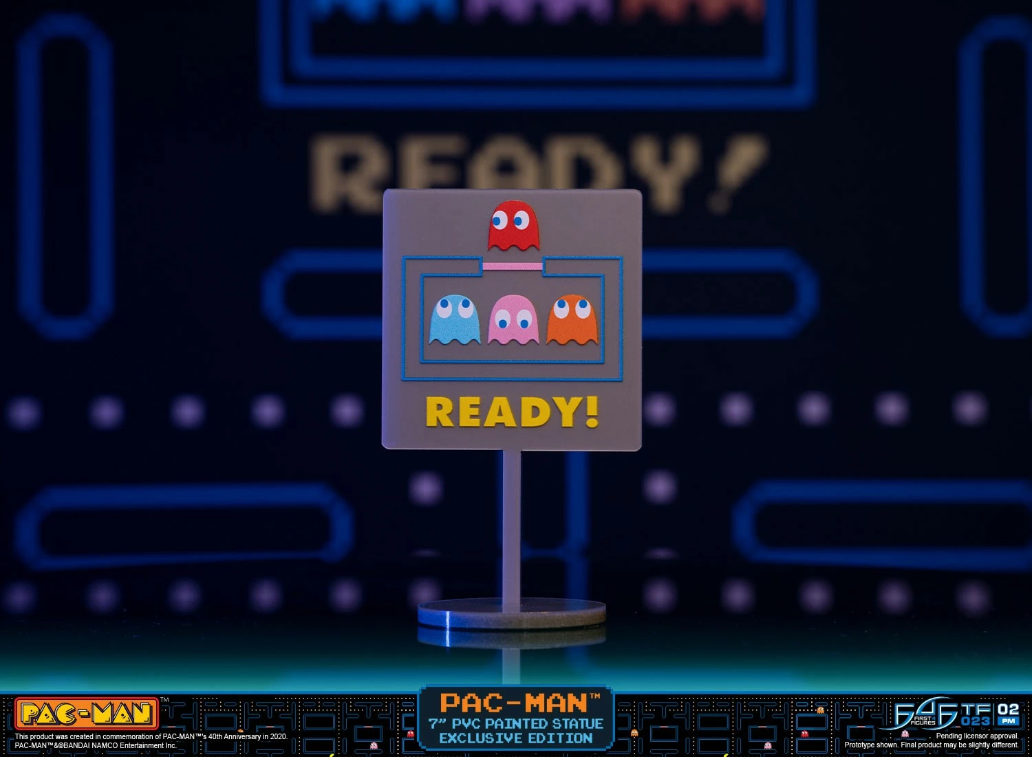 Figurinë PVC FIRST4FIGURES PAC-MAN 40th Anniversary, edicion ekskluziv