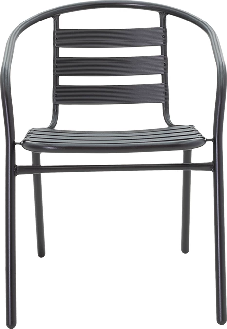 Karrige për kopsht Tade, 54x62x74 cm, e zezë