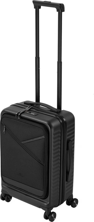 Valixhe kabine RIVACASE 8181 Clark ECO, e zezë