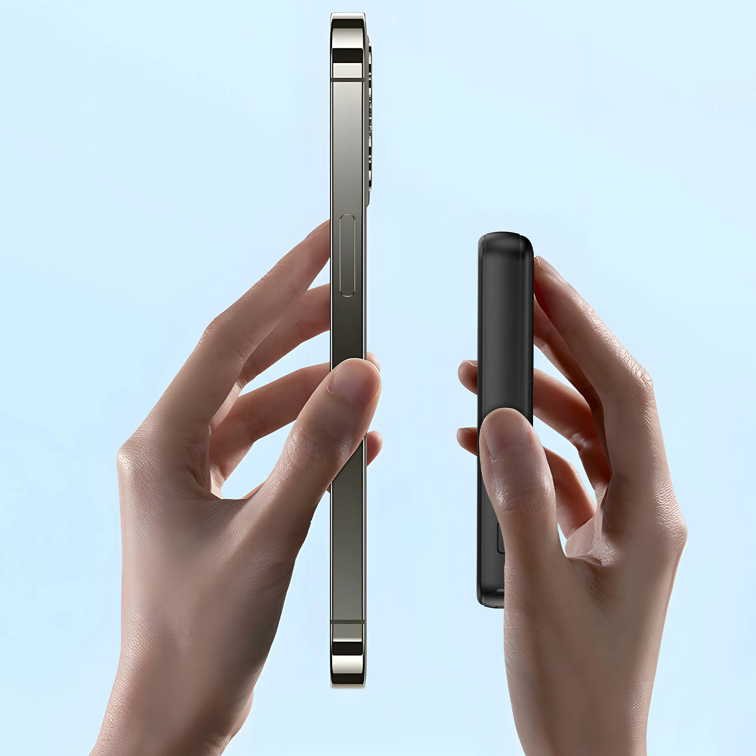 Powerbank Dudao K14S, 5000mAh, MagSafe, USB-C/USB-A, e zezë