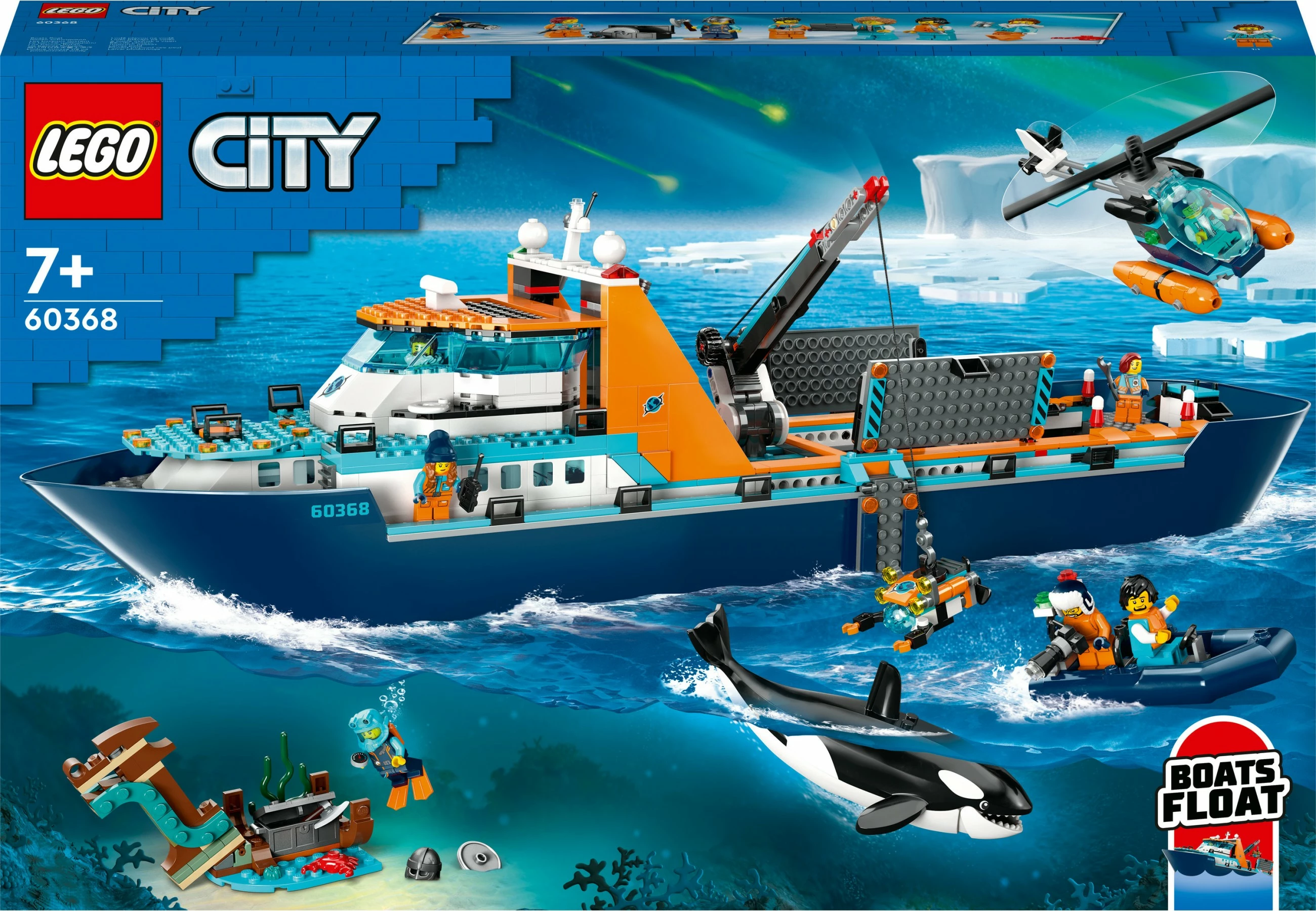 Set ndërtimi LEGO Arctic Explorer Ship, 815 pjesë, plastikë, shumëngjyrësh