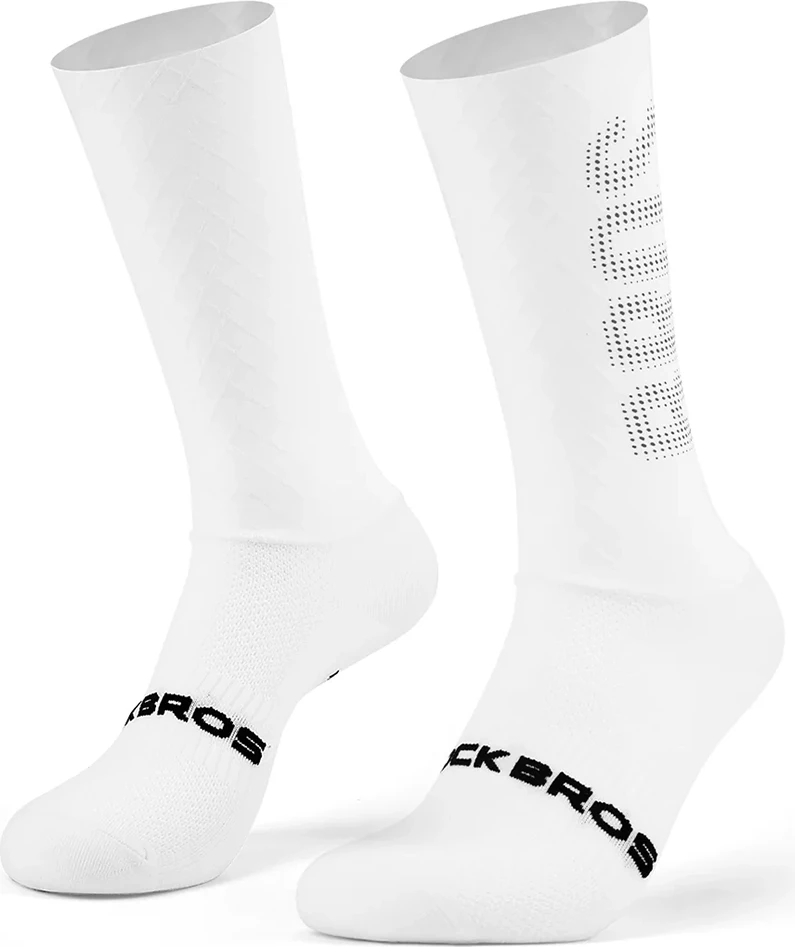 Çorape çiklizmi Rockbros Cycling Socks, madhësi 43-46, ventilim mesh, antibakteriale, e bardhë