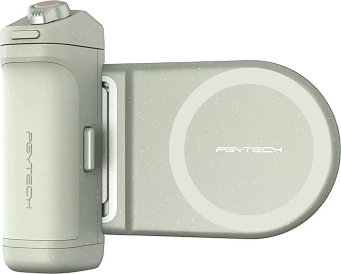 Mbajtës telefoni PGYTECH MagCam P-PG-036, me powerbank 3000mAh, me telekomandë Bluetooth, i gjelbër