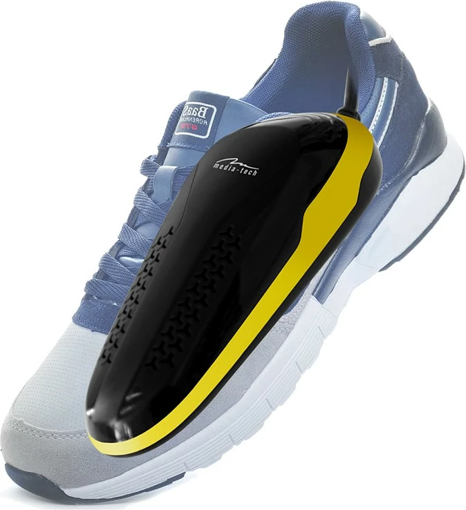 Tharëse dhe dezinfektues këpucësh Media-Tech MT6505, me ozon, e zezë/verdhe