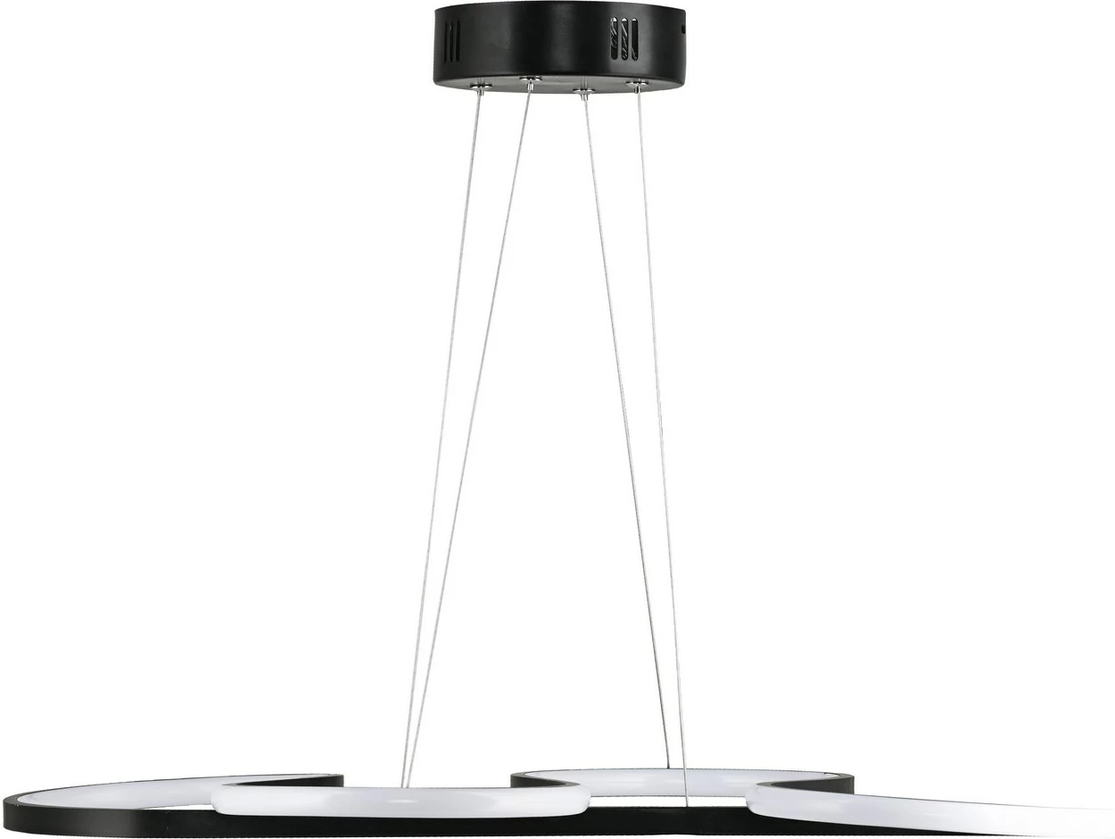 Llambë tavani Opviq Swing, e zezë, dritë e bardhë