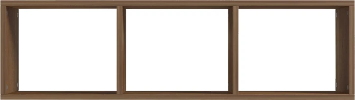 Raft muri Mikoro, ngjyrë natyrale, 90x22x25.6cm