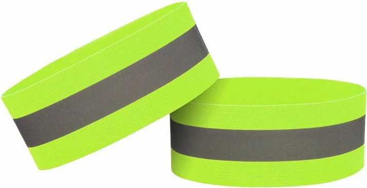 Bandë reflektuese Hurtel 4 cm me Velcro, e verdhë