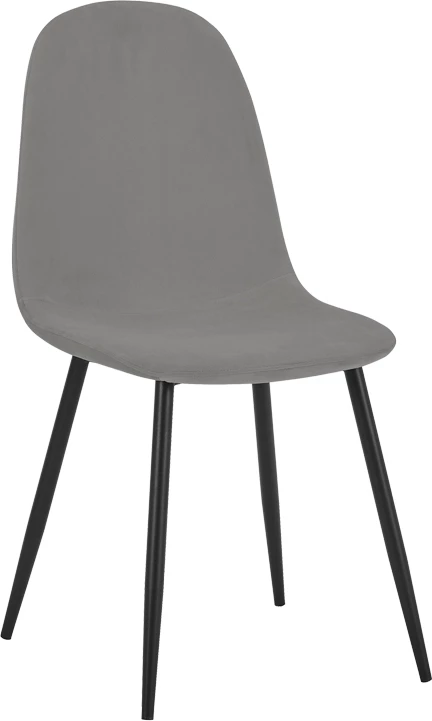 Tavolinë me karrige Gustas-Bella set prej 5 copash, gur i sinteruar, ngjyrë mermeri gri, metal i zi, 120x60x75cm