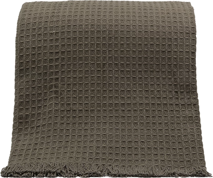 Mbulesë dekorative Maroko, pambuk, kafe, 130x170cm