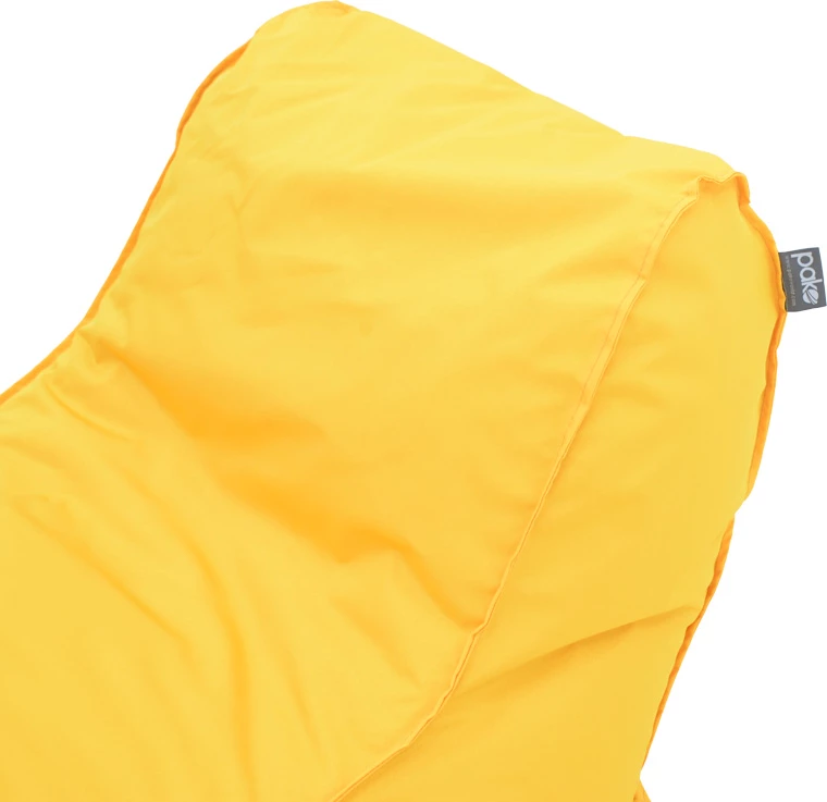 Puf lounge Lara, i verdhë, rezistent ndaj ujit, 60x150x40cm