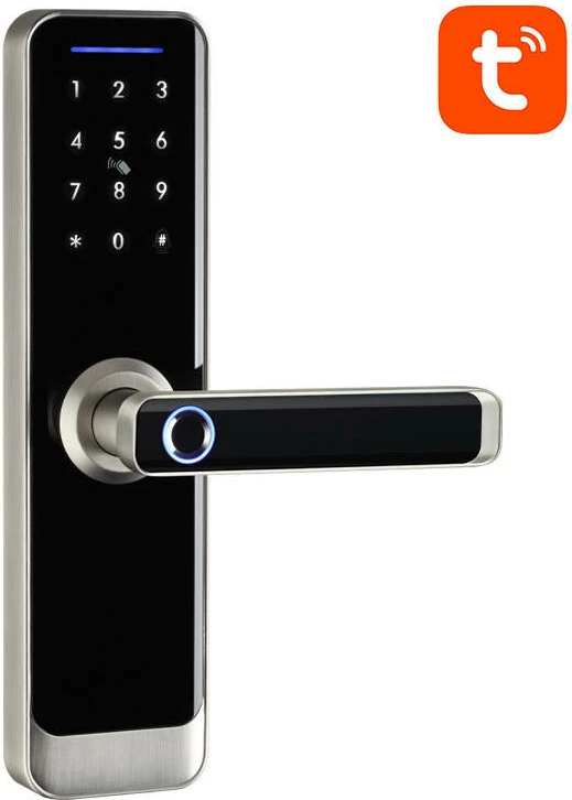 Bravë digjitale smart Avatto SDL-A270-S -6072, Wi-Fi, argjendtë