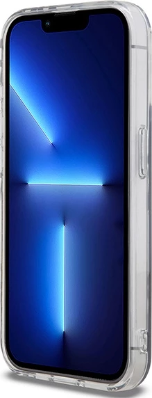 Mbështjellës DKNY IML Checkered Mono Pattern për iPhone 15 Pro, i zi