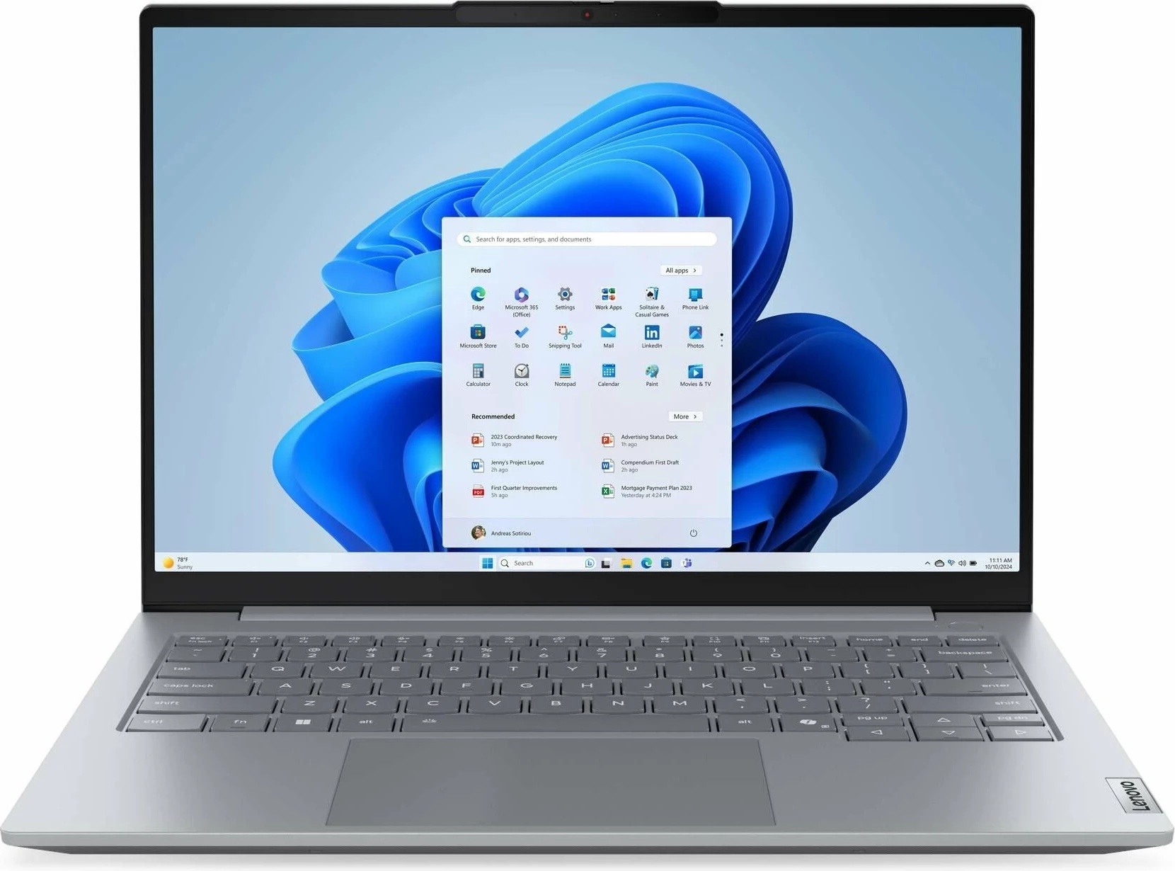 Laptop Lenovo ThinkBook 14 Gen 9 IRL 21UY007EPB, Core 5 210H, 16GB RAM, 512GB SSD, 14\" WUXGA, Windows 11 Pro, gri