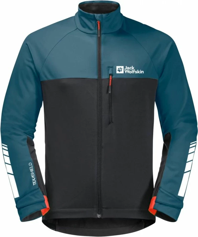 Jakne për meshkuj Jack Wolfskin, e zezë dhe blu