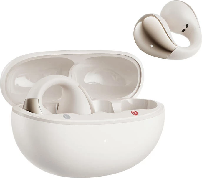 Kufje QCY Crossky Clip C30, TWS, Bluetooth 5.4, të bardha