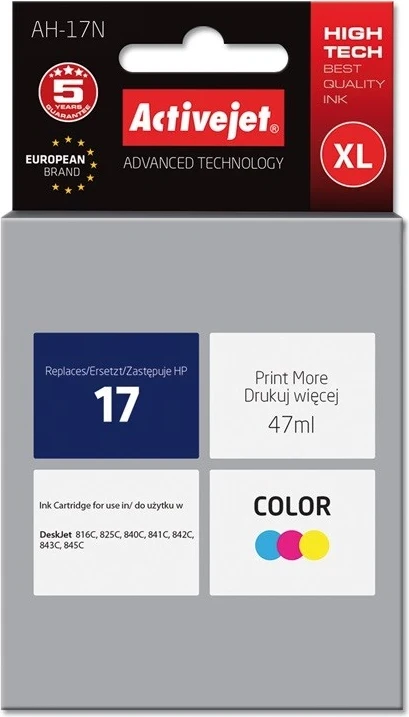 Ngjyrë zëvendësuese Activejet AH-17N për printer HP, 47 ml