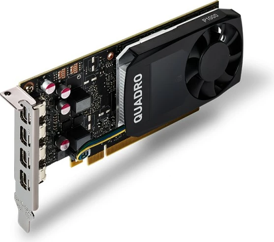 Kartelë grafike PNY Quadro P1000 V2, 4 GB, GDDR5, PCI Express x16 3.0, e zezë
