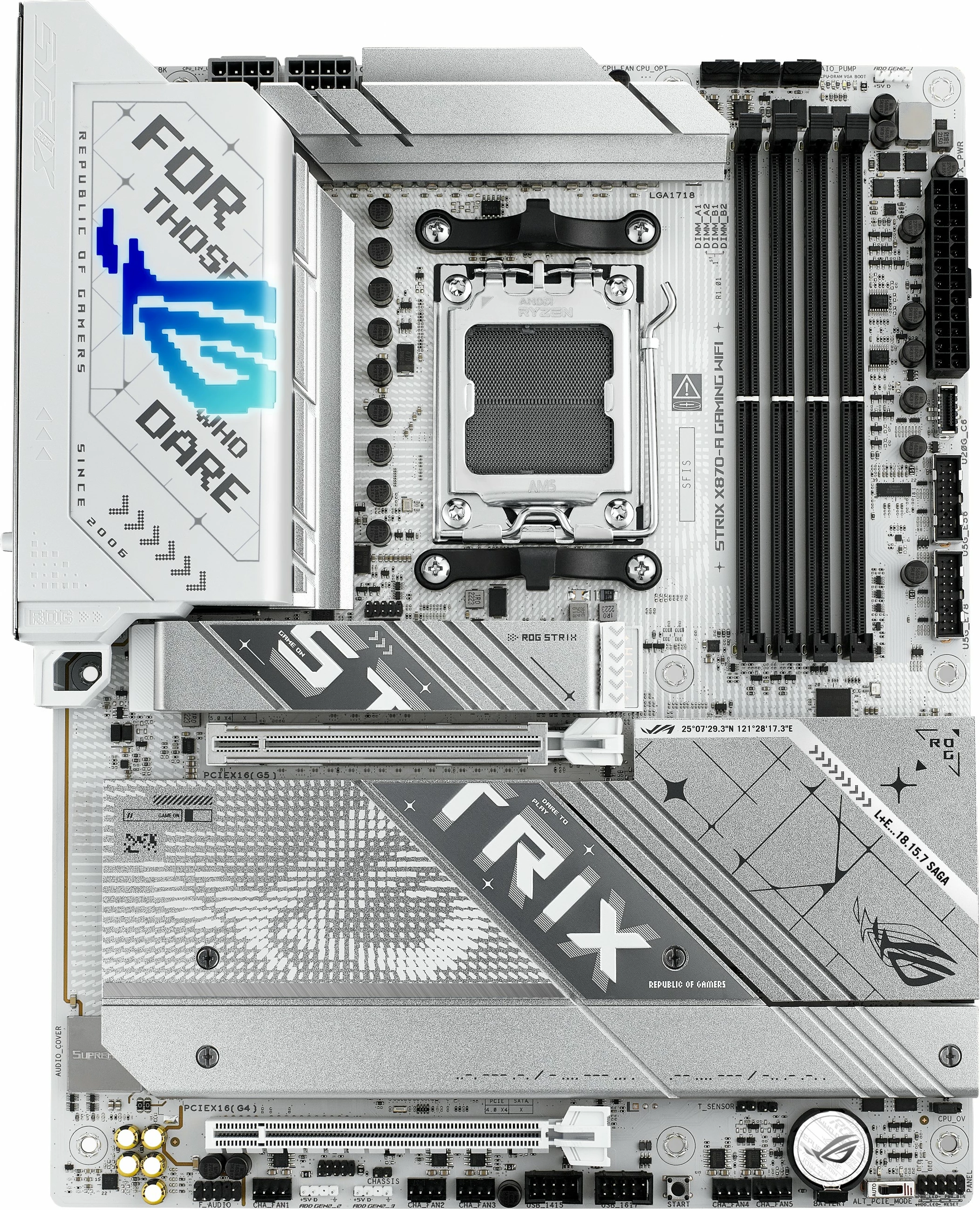 Pllakë amë ASUS ROG STRIX X870-A GAMING WIFI, AMD, Socket AM5, DDR5, 192 GB
