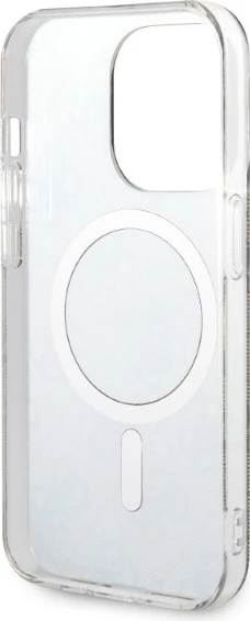 Set mbështjellës Guess GUBPP14LH4EACSW me karikues wireless për iPhone 14 Pro 6.1", kafe