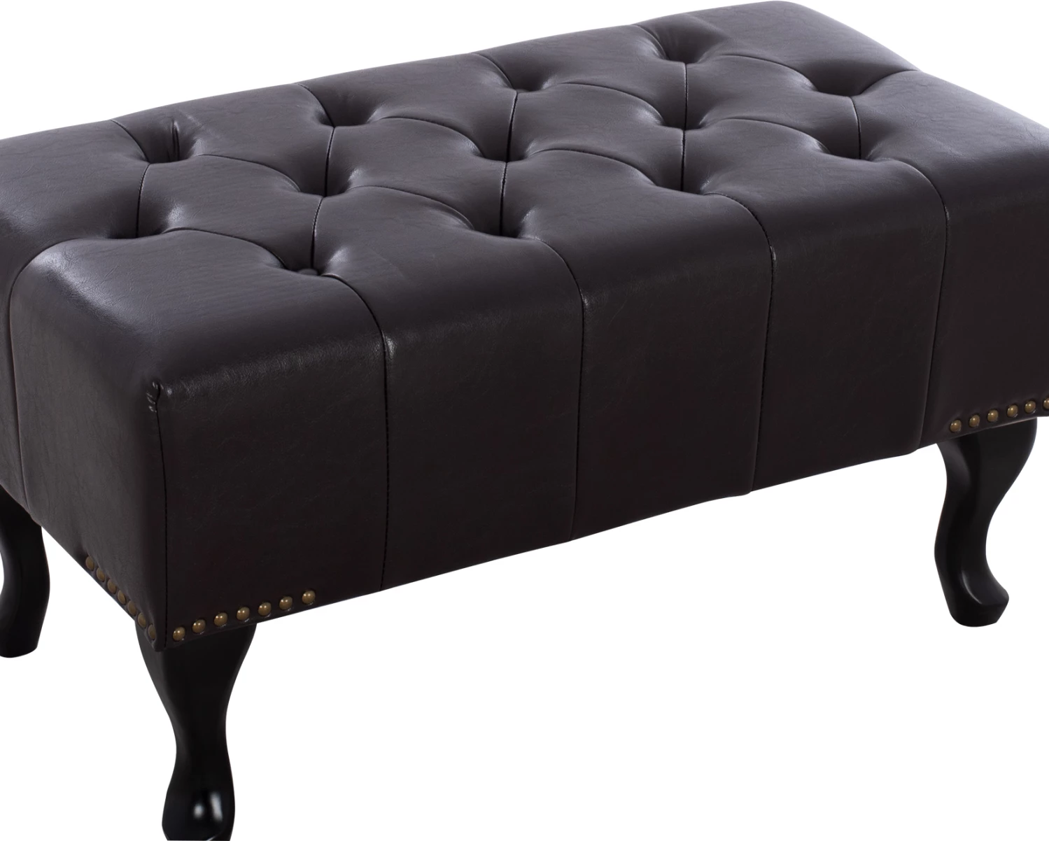 Stol për piano t.Chesterfield EMMA FH226.01 PU ngjyrë kafe e errët 80x44x39 cm