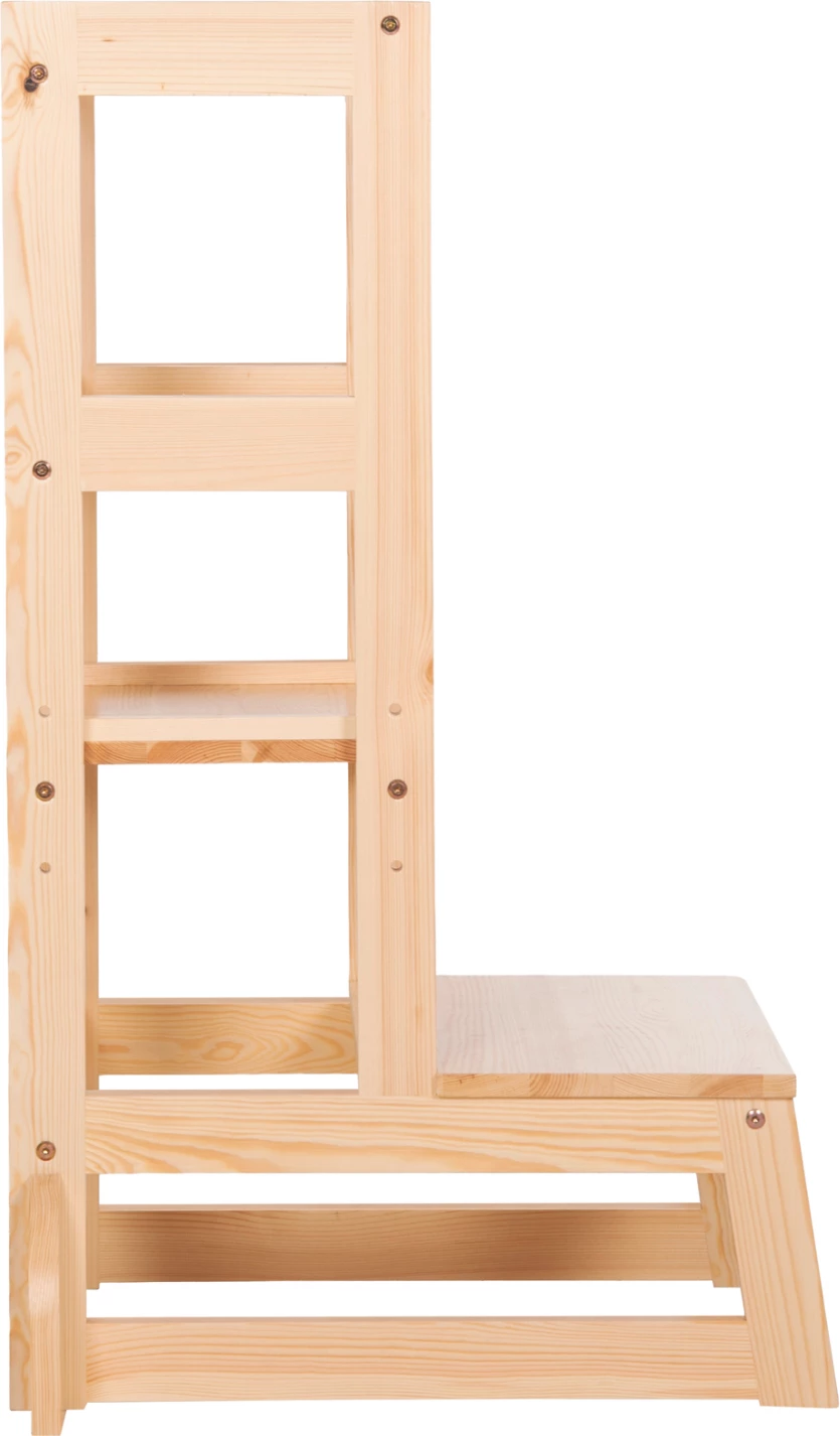 Kullë mësimi për fëmijë Montessori PEPE, dru pishe natyral, FH9291.01, 55x53x90cm