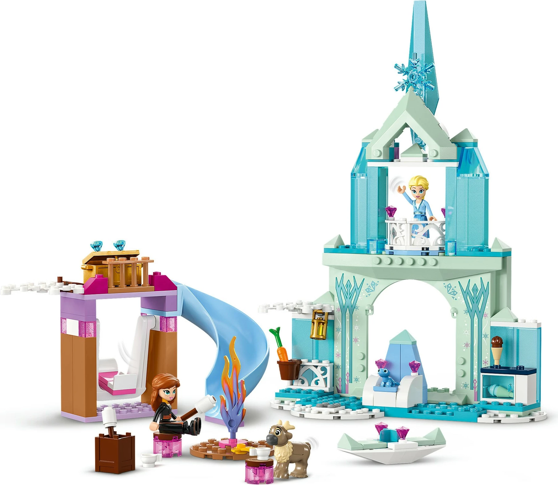 Set ndërtimi LEGO Disney 43238 Elsa's Frozen Castle, 163 pjesë, shumëngjyrësh