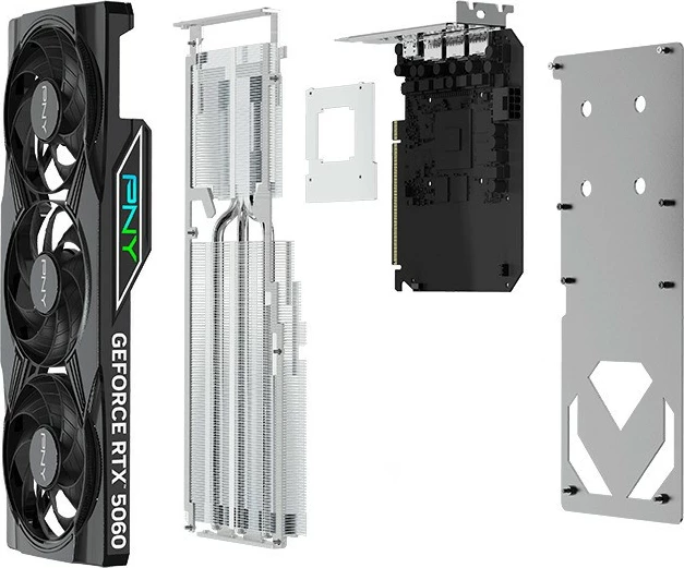 Kartelë grafike PNY GeForce RTX 5060 OC 8GB RGB