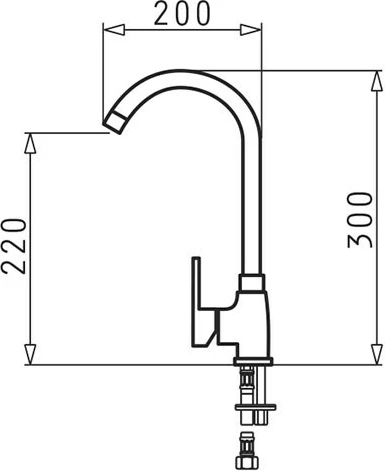 Rubinet për kuzhinë Pyramis Bello Duo, Granit