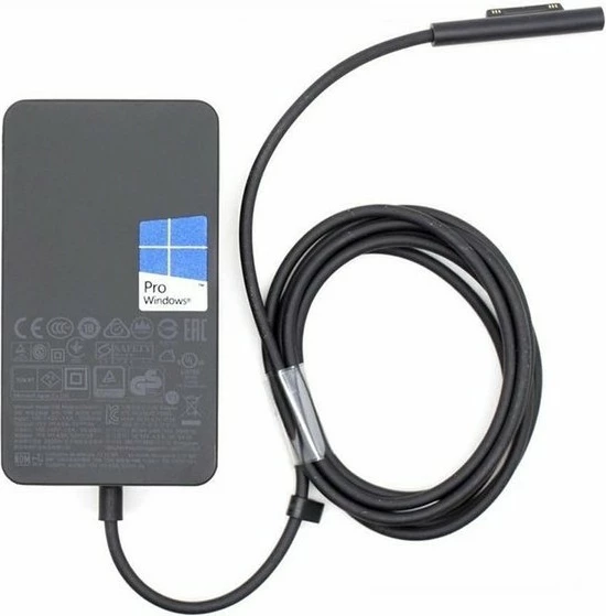 Adapter për rrymë Microsoft Surface 65W, 1.7 m, E zezë