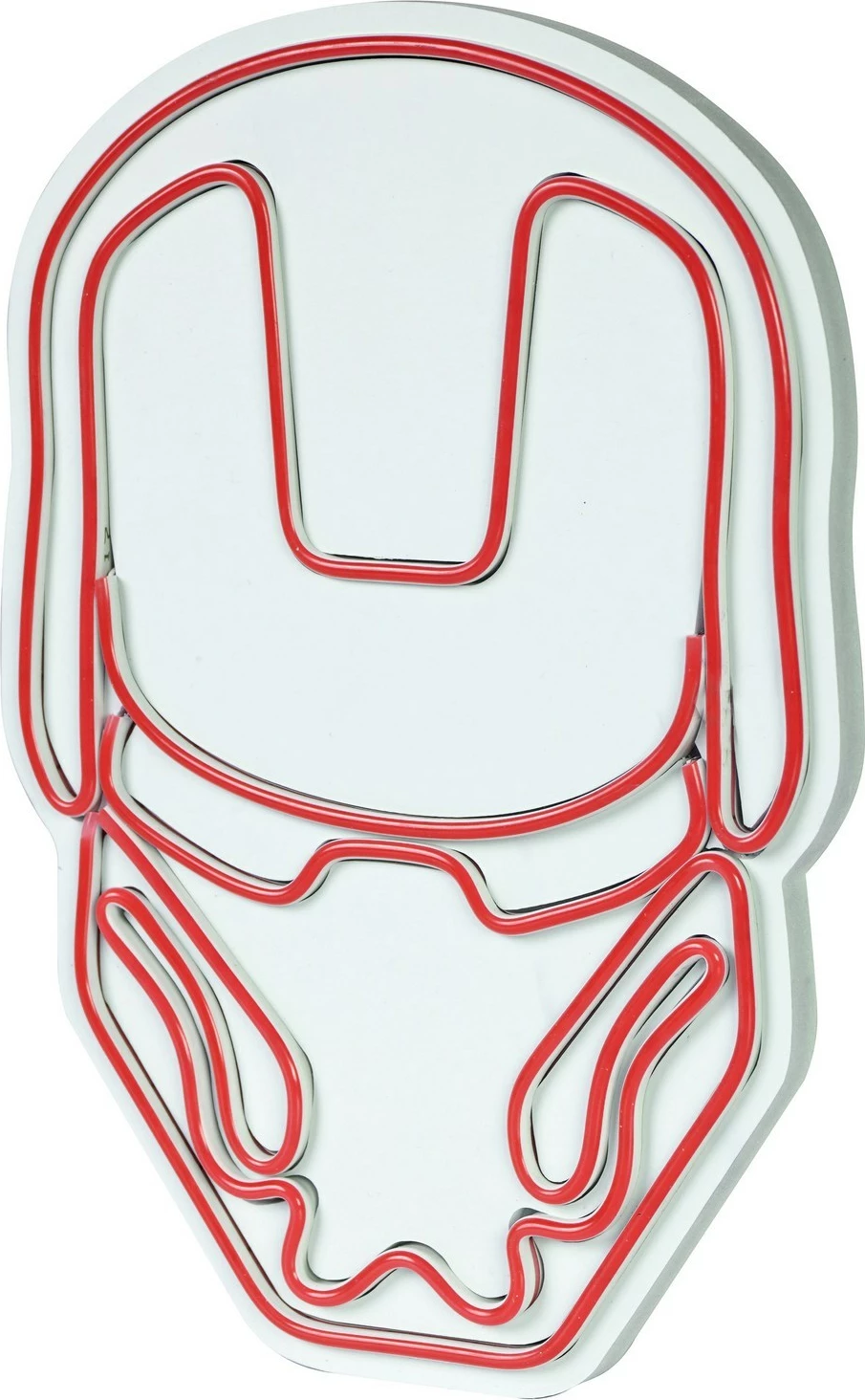 Dritë dekorative LED plastike, Iron Man, e kuqe