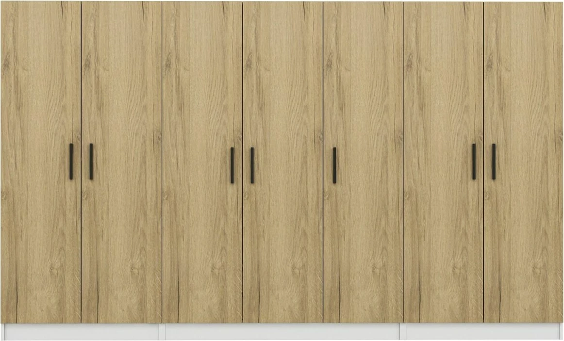 Dollap Skye Decor, ngjyrë arre, 315x190x52cm