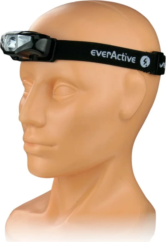 Llambë koke everActive HL-120 DOT, 120 lumens, LED, e zezë