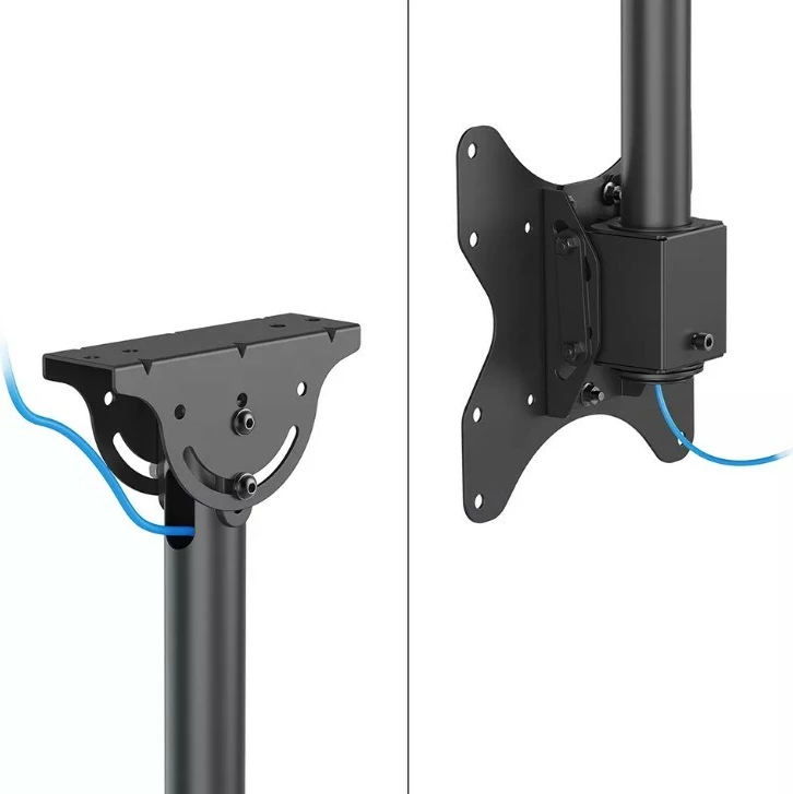 Mbajtës tavani për TV/monitor Neomounts CL35-340BL12, 23-42 inç, i zi