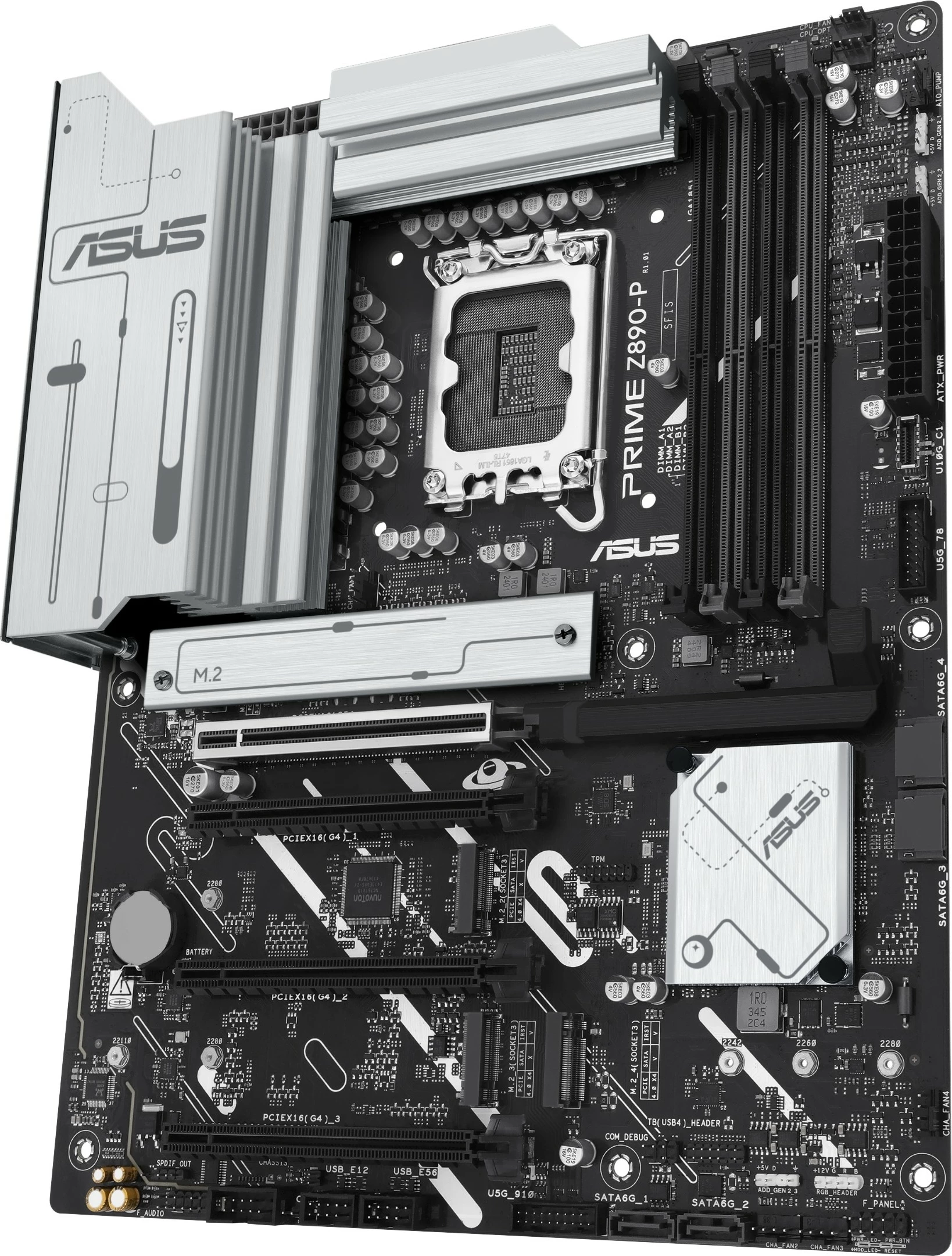 Pllakë amë ASUS PRIME Z890-P, Intel, LGA 1851, DDR5, 192 GB