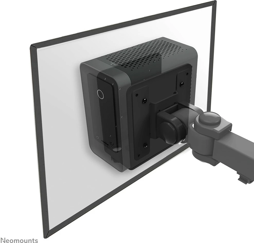 Mbajtëse mini PC Neomounts THINCLIENT-20, universal, 7 kg, çelik, e zezë