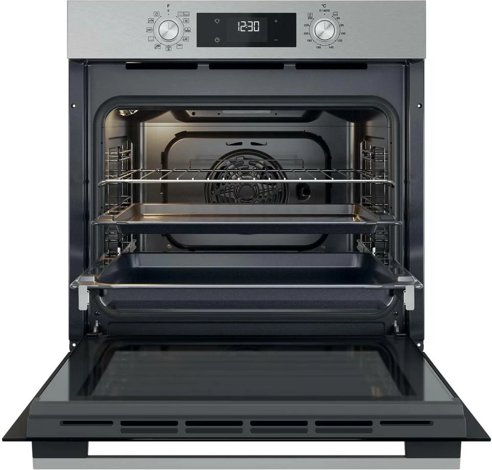 Furrë e integruar Whirlpool OMK58HU1X 71L A+ hidrolitike multifunksionale 8, inox