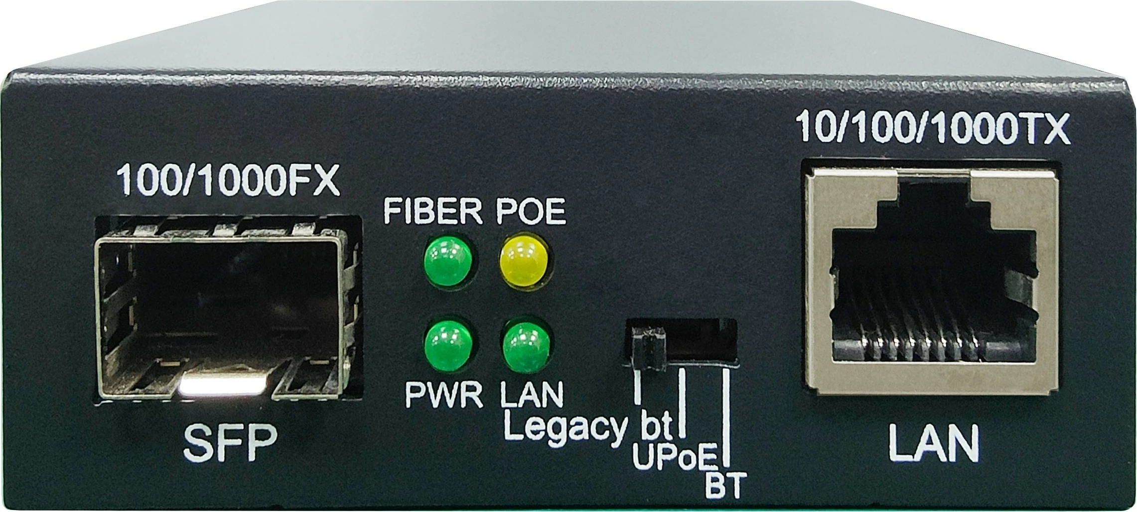 Konvertues rrjeti Level One GVT-2015, RJ45 në SFP, Gigabit, 60W, i zi