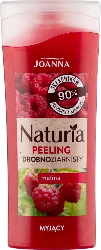 Peeling për trup Joanna Naturia Fine Grain Raspberry për femra 100g