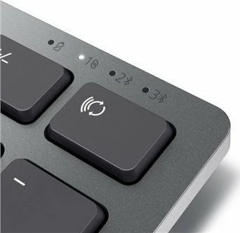 Tastierë Dell KB700 (580-AKPT) pa tela, US layout, full-size me numpad, Bluetooth 5.0/2.4GHz, e zezë/argjendtë