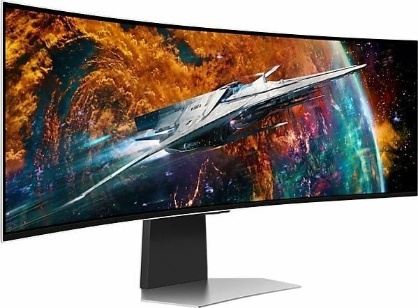 Monitor gaming Samsung Odyssey OLED G9 LS49CG950SUXEN 49\" 5120x1440 240Hz i lakuar, i bardhë