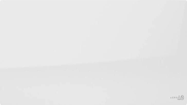 Ngrohës smart AENO Premium Eco AGH0003S 700W, xham i kalitur, infra të kuqe + konveksion, prizë EU (E/F), bardhë