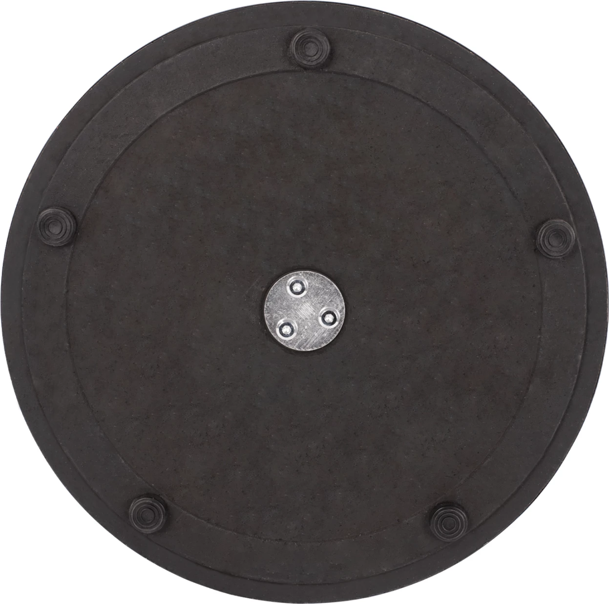 Bazë tavoline metalike, ngjyrë e zezë matte, 45x72 me rregullues FH419.11