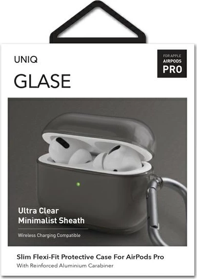 Mbështjellës UNIQ Glase për AirPods Pro, smoke
